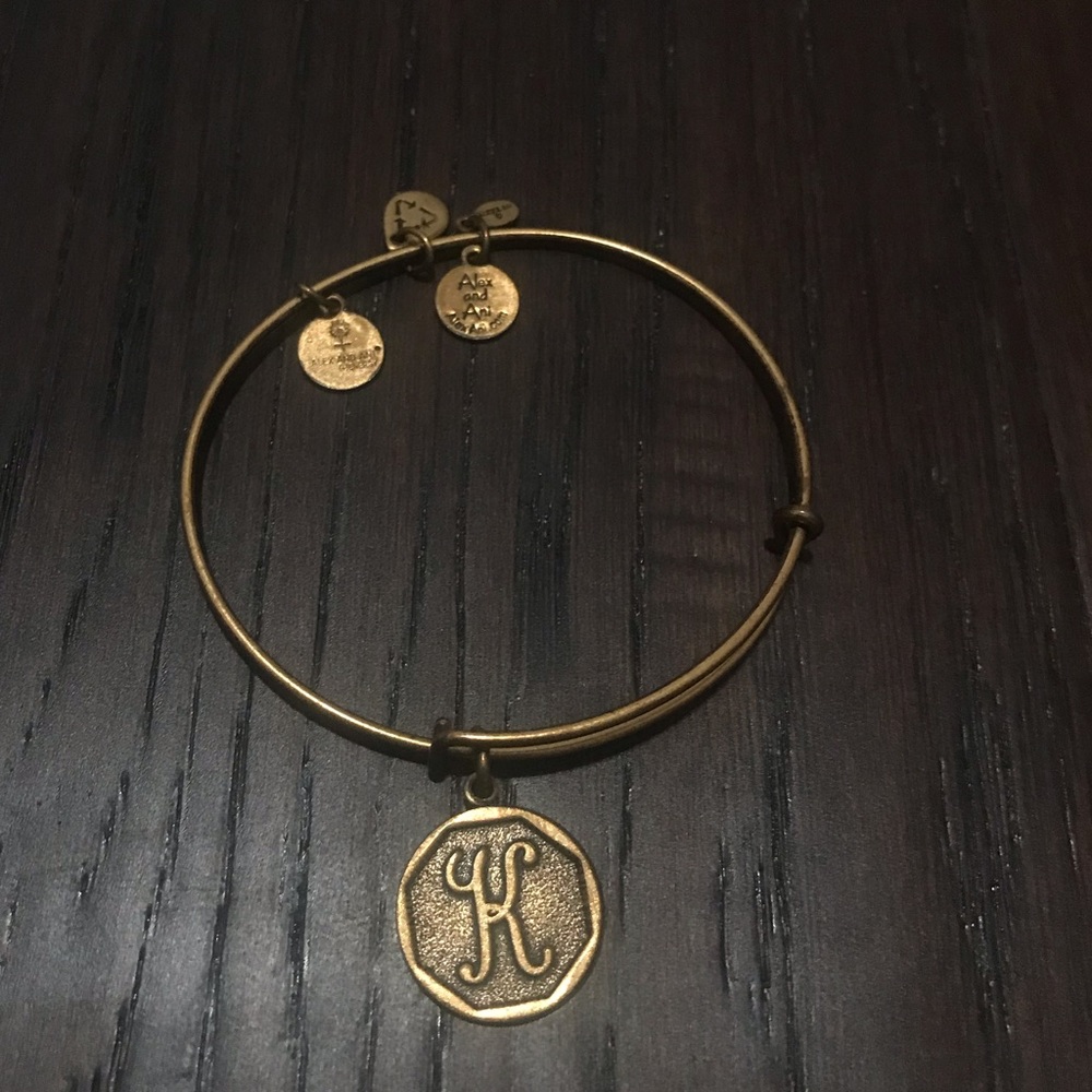 Alex and Ani bracelet initial “K”